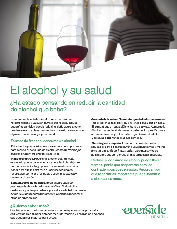 El alcohol y su salud