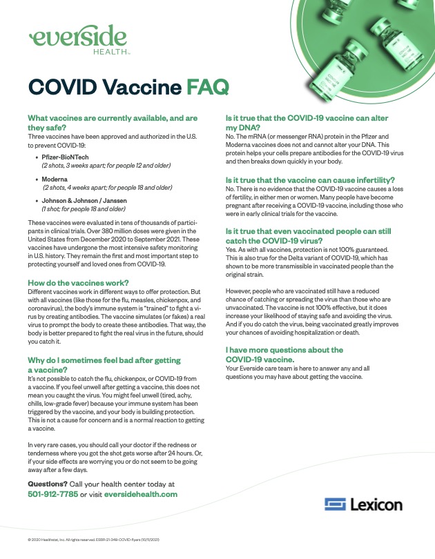 COVID Vaccine FAQs