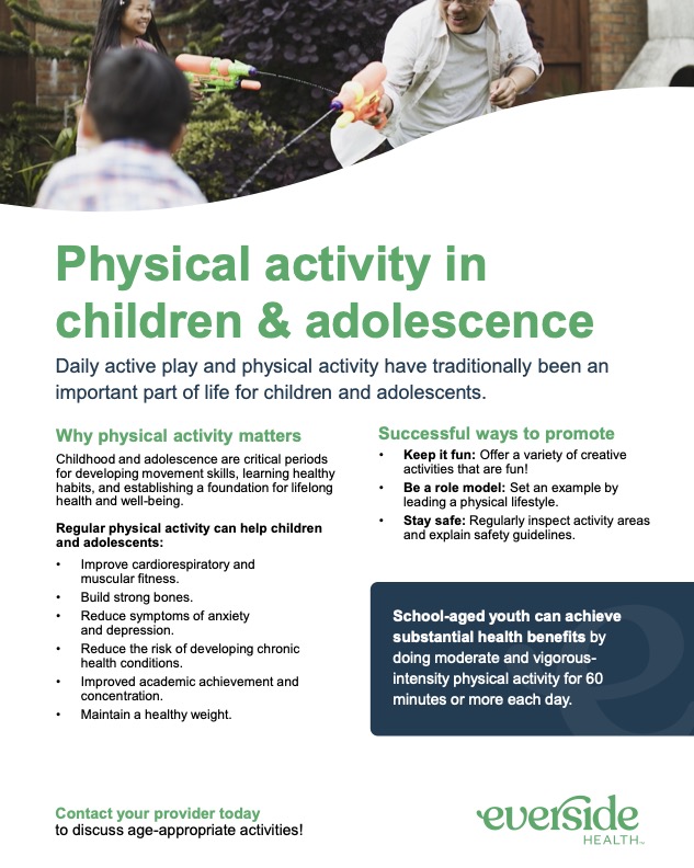 Exercise and kids
