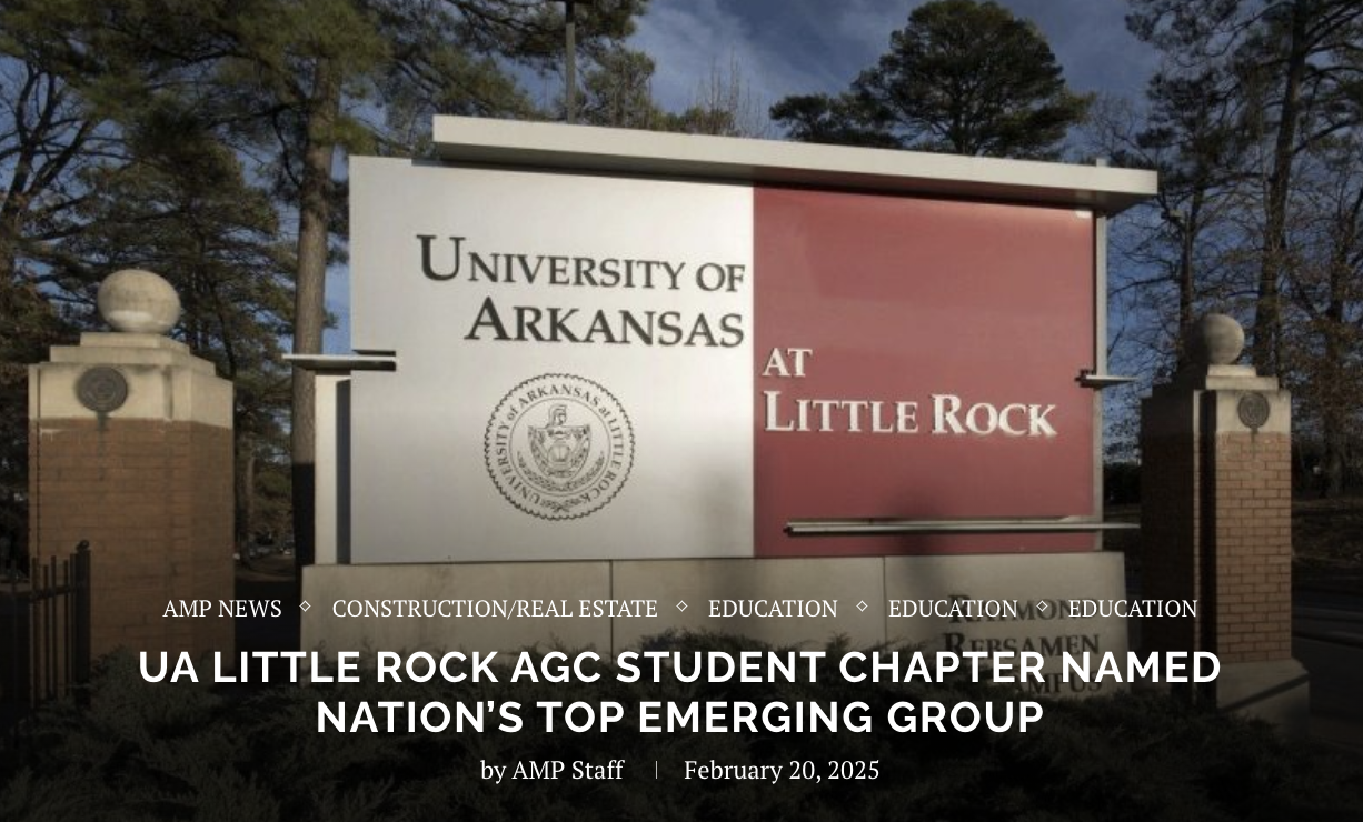 Arkansas Money & Politics // Magen Schlesier, of Lexicon, Revitalizes AGC Arkansas Student Chapter