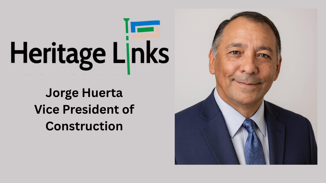 PRESS RELEASE: Jorge Huerta Named Vice President of Construction for Heritage Links, a Lexicon Inc. Company