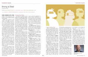 Strong as Steel commentary, authored by Patrick Schueck in the December 2025 issue of Modern Steel Construction magazine, a publication of the American Institute of Steel Construction