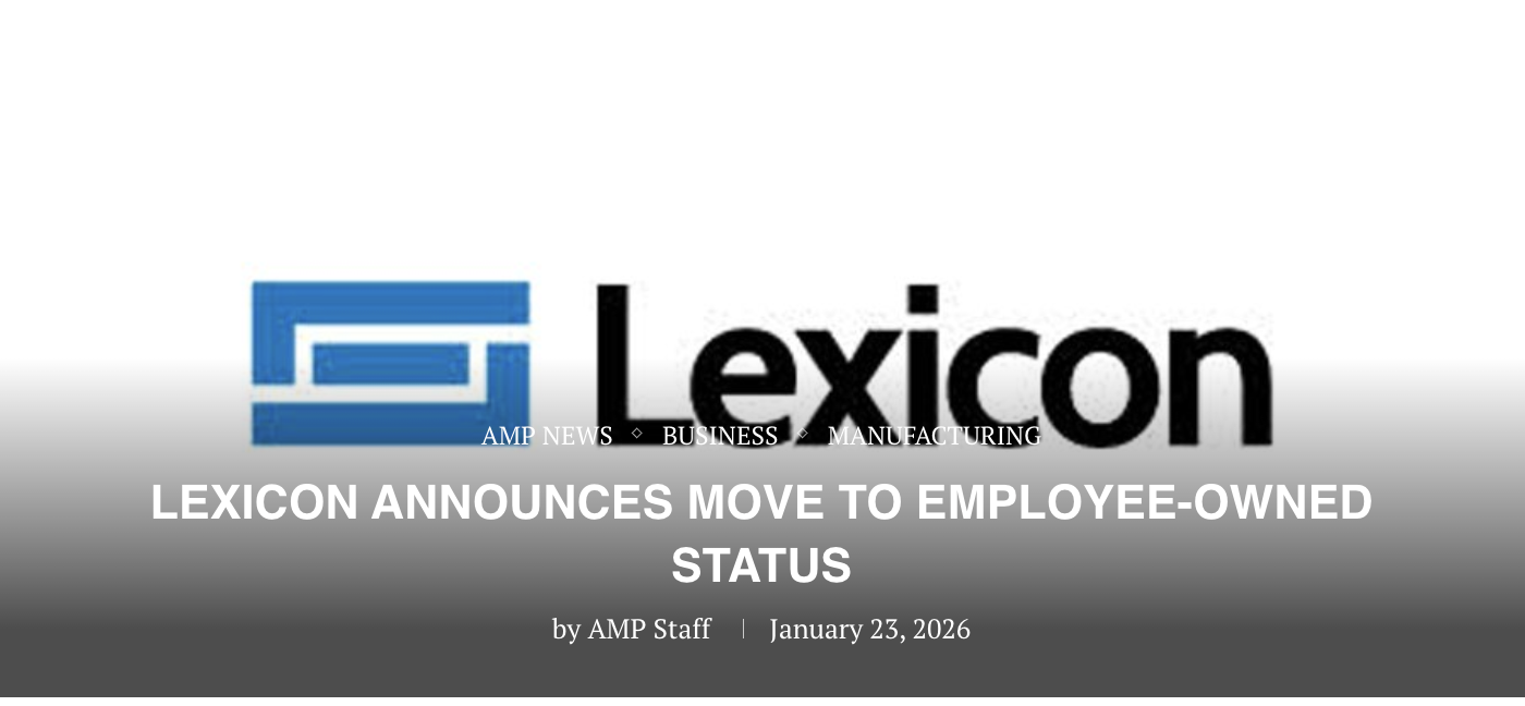 Arkansas Money & Politics // Lexicon Announces Move to Employee-Owned Status