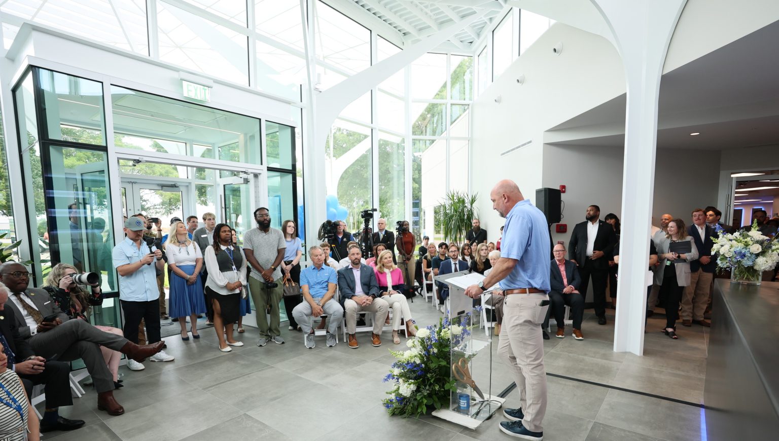 Talk Business & Politics // Lexicon cuts ribbon on new corporate headquarters