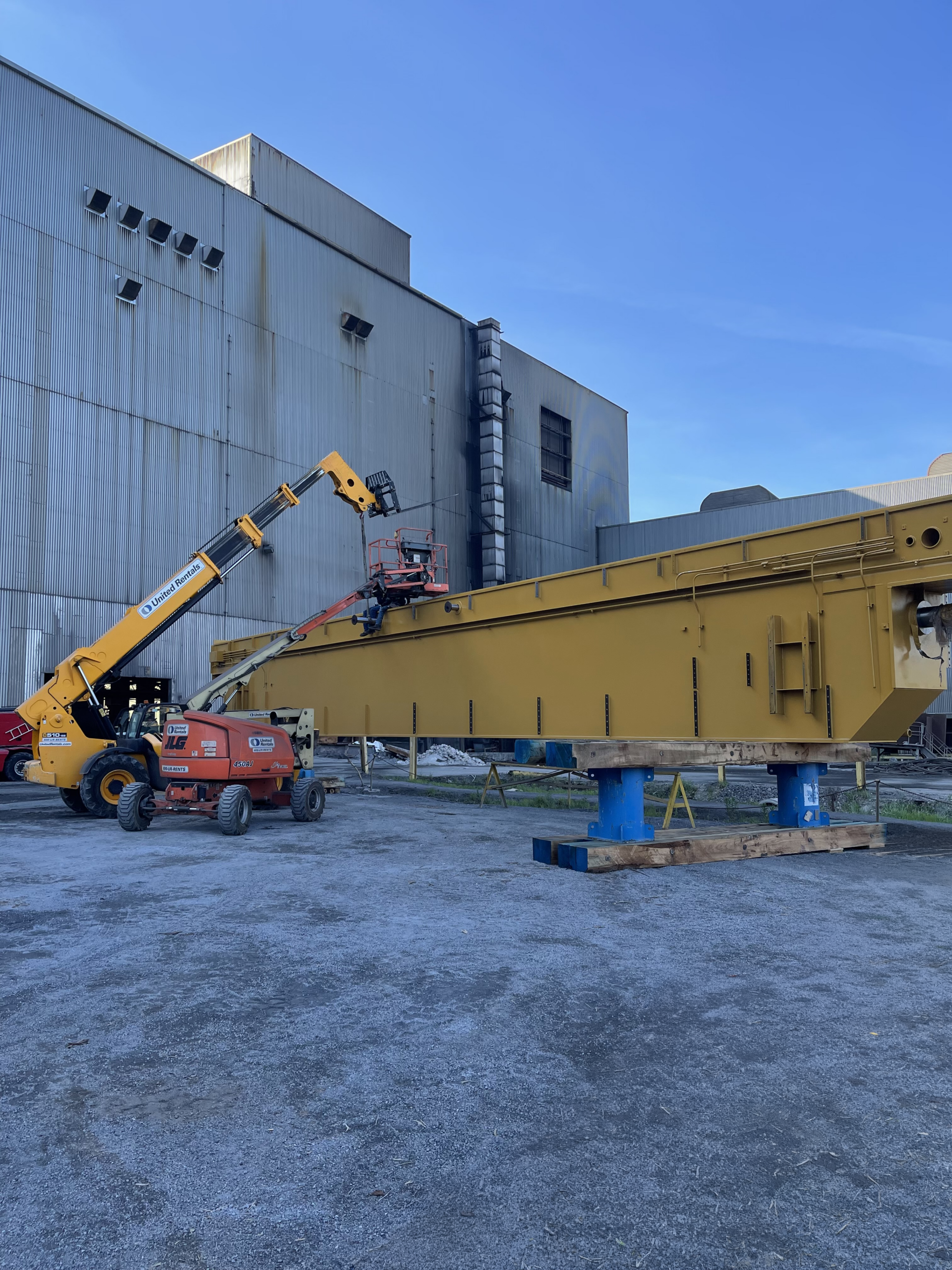 Nucor Berkeley Charge Crane Installation