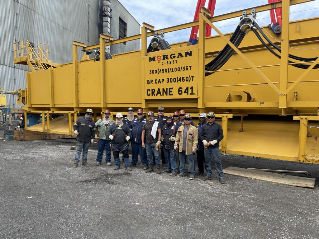 Nucor Berkeley Charge Crane Installation