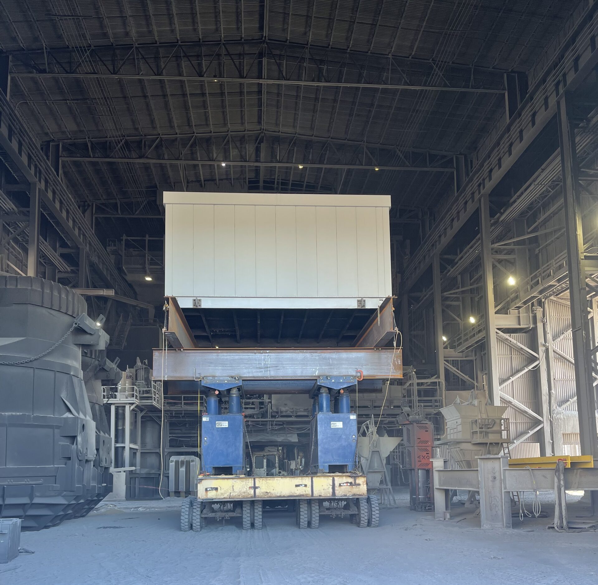 Nucor-Yamato Control Pulpit installation