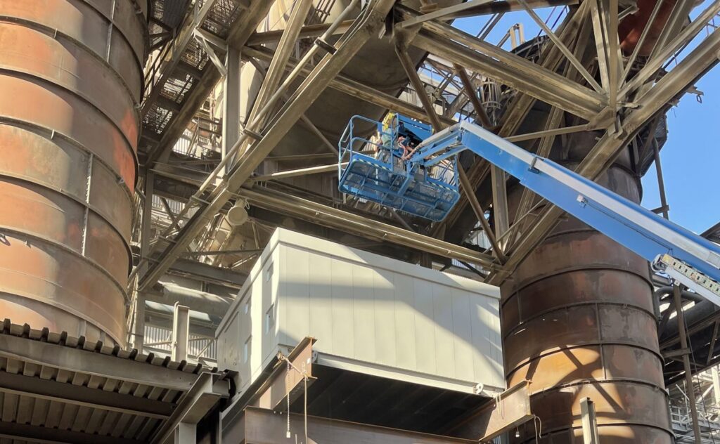Nucor-Yamato Control Pulpit installation