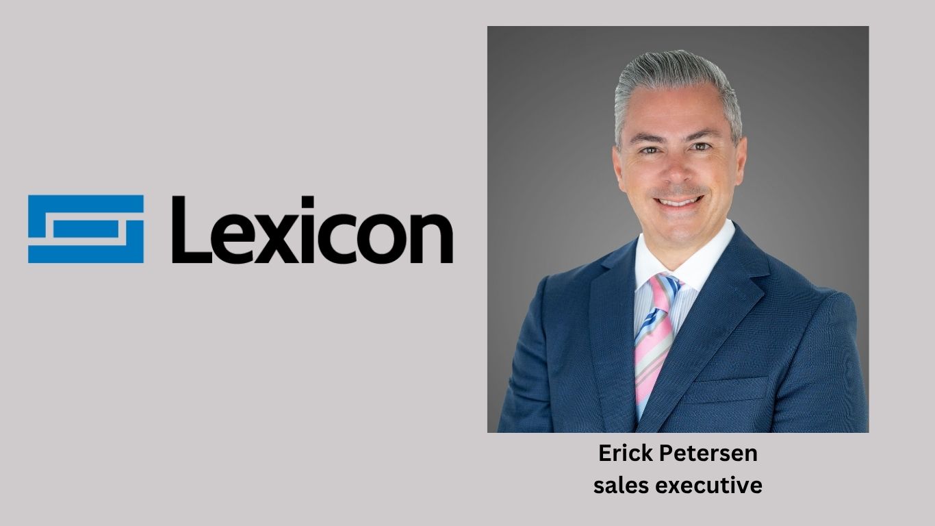 MTDCNC // Lexicon Appoints Erick Petersen as Sales Executive to Strengthen Northern Region Growth