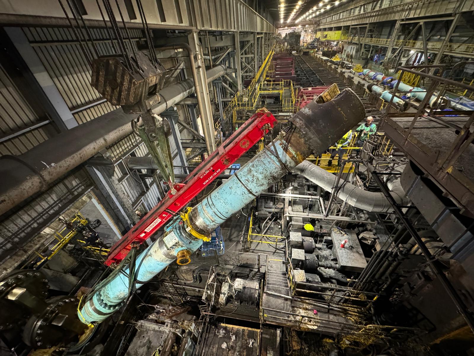 Spindle Change-Out at ArcelorMittal
