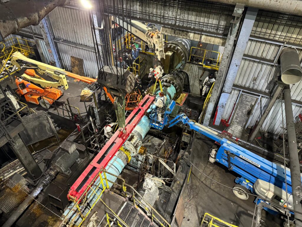 Spindle Change-Out at ArcelorMittal