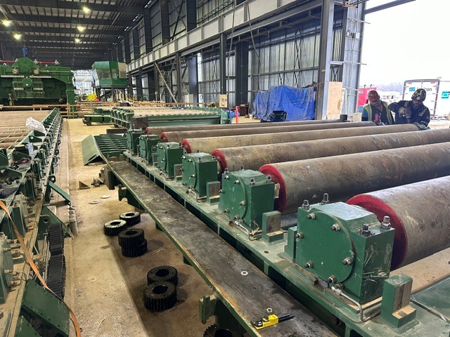 Roll Line Table Installation