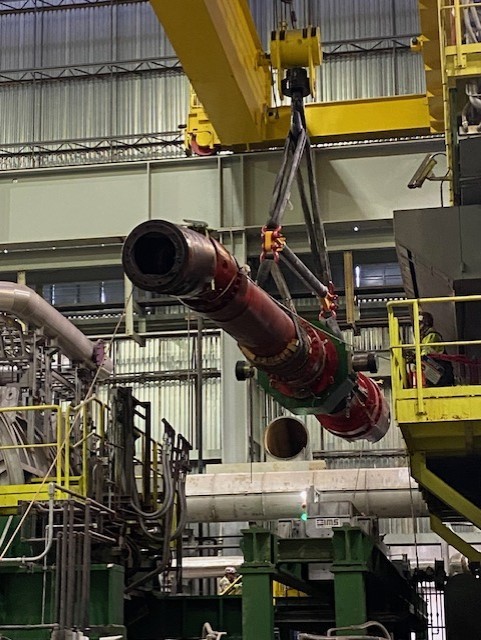 Work Roll Spindle Change-out: Nucor Brandenburg