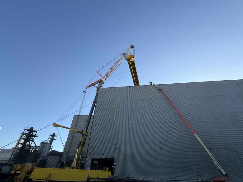 Caster Crane Installation- SDI Sinton